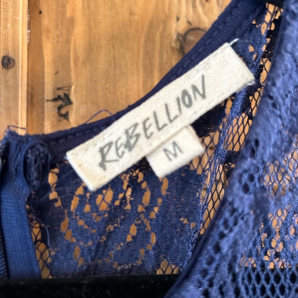 Rebellion dress size medium in Navy blue - Picture 2 of 4